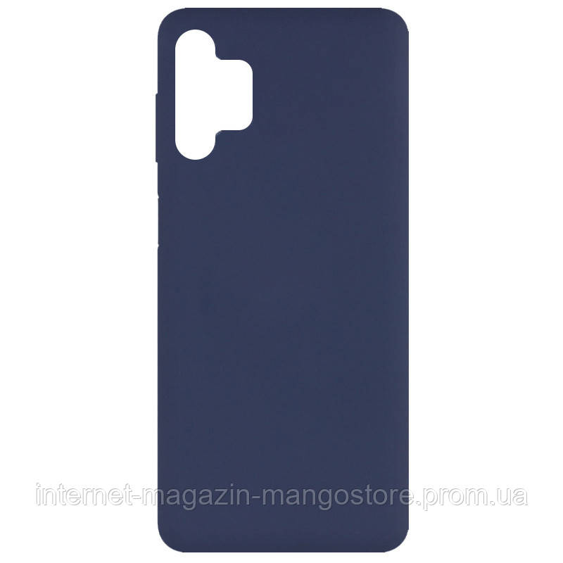 

Чехол Silicone Cover Full without Logo (A) для Samsung Galaxy A32 5G, Синий / midnight blue