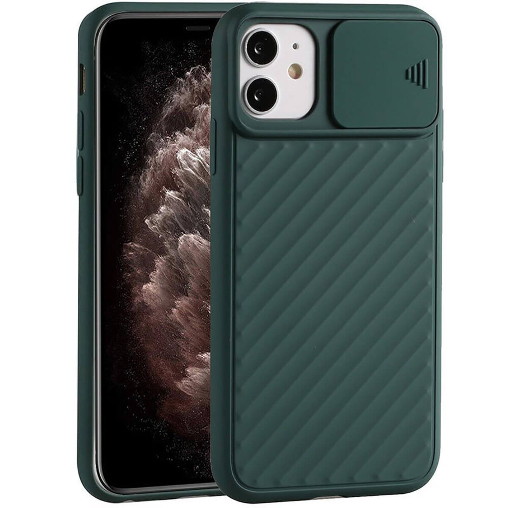 

Силиконовый чехол oneLounge Protection Anti-impact Luxury Forest Green для iPhone 11, Зеленый