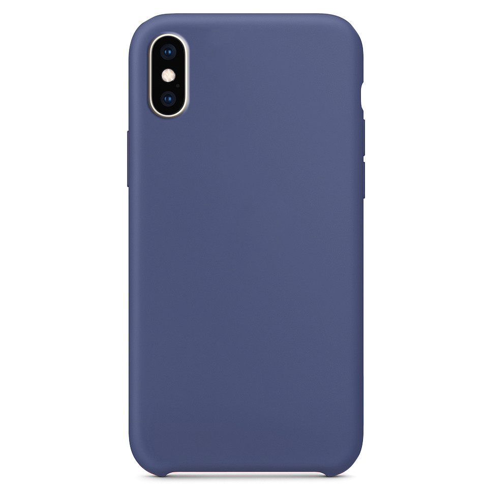 

Чехол Silicone Case without Logo (AA) для Apple iPhone X / XS (5.8") Синий / Aqua Blue