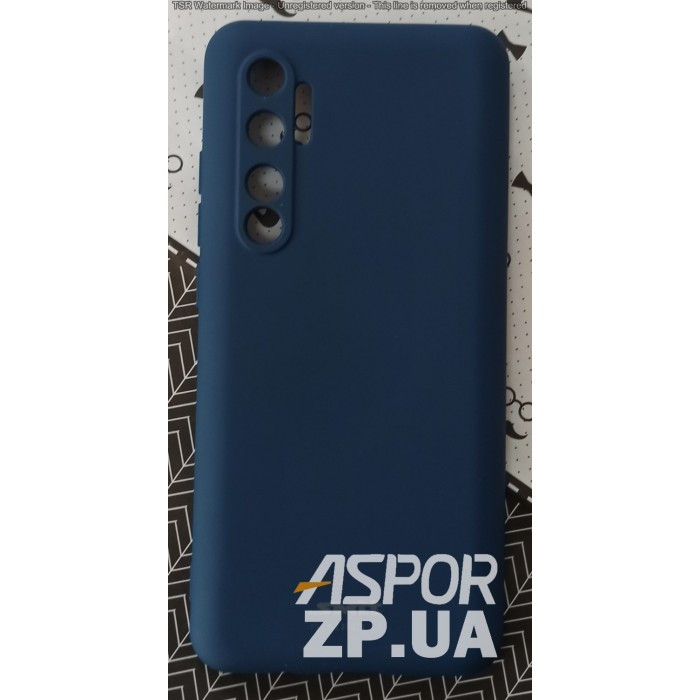 

(UA) Силикон Case SMTT для Xiaomi Mi Note 10 Lite- синий (814433)