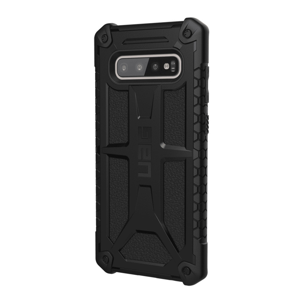 

Противоударный чехол UAG Monarch Black для Samsung Galaxy S10 Plus, Черный