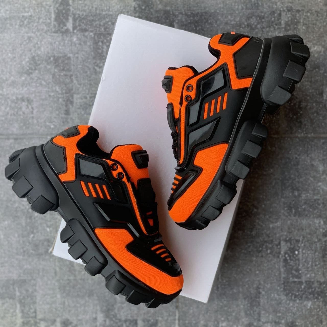 

Кроссовки NoBrand Sneakers Black Orange, Разноцвет