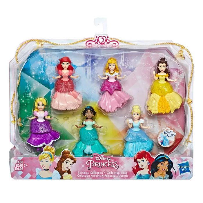 

Набор куколок Disney Princess Collectibles, Set of 6 with 6 Royal Clips Fashions