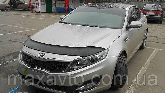 

Мухобойка, дефлектор капота KIA Optima с 2010-2015 г.в.