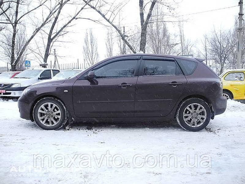 

Ветровики Mazda 3 I Hb 2003-2008 дефлекторы окон