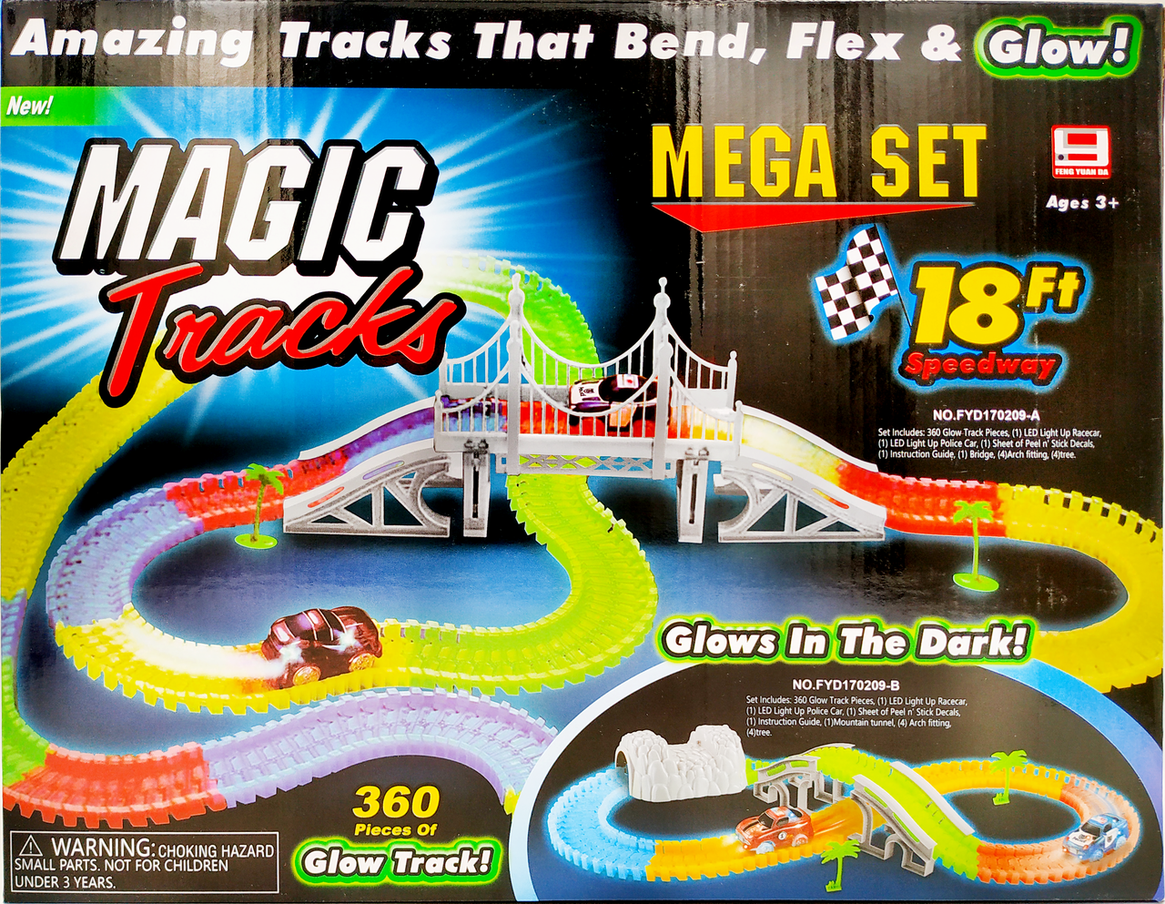 

Magic Tracks 360 светящийся трек меджик трек 360 деталей