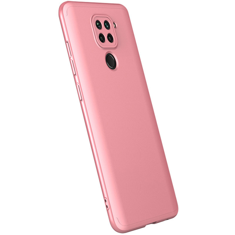 

Пластиковая накладка GKK LikGus 360 градусов (opp) для Xiaomi Redmi Note 9 / Redmi 10X, Розовый / rose gold