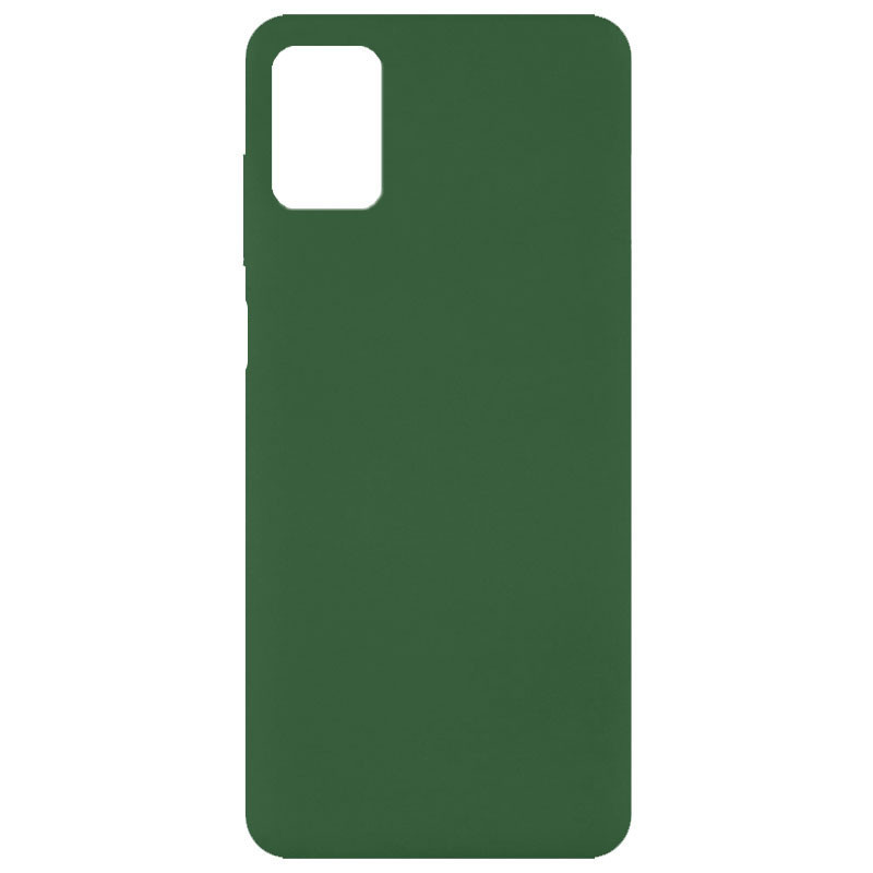 

Чехол Silicone Cover Full without Logo (A) для Samsung Galaxy M51, Зеленый / dark green