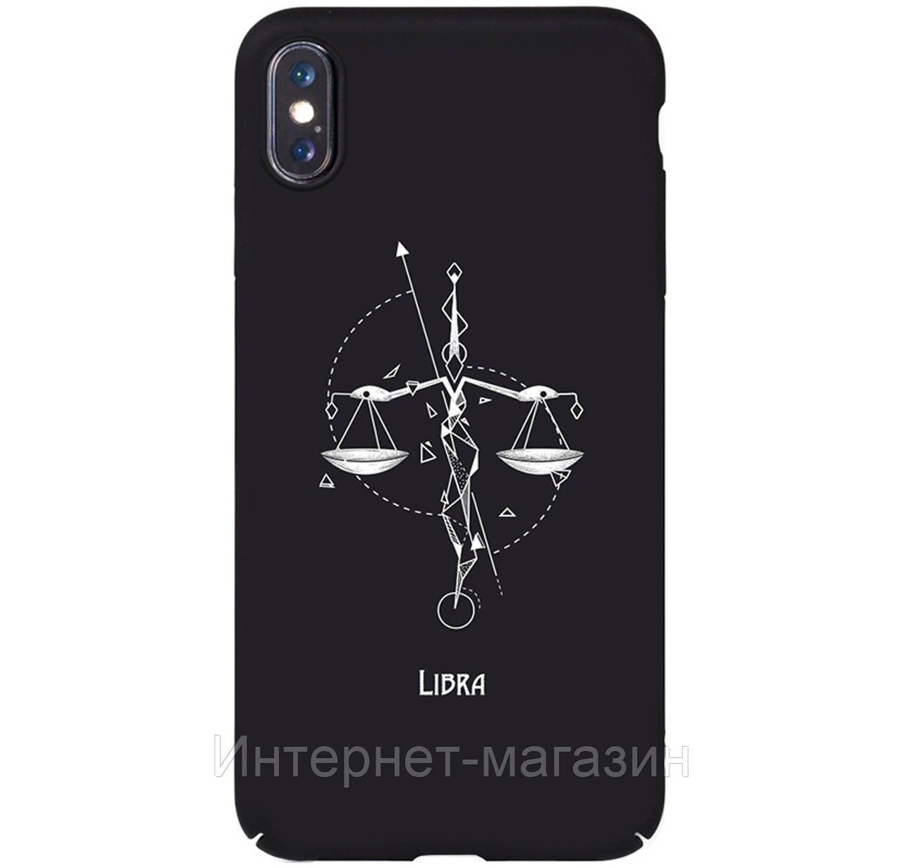 

Чехол-накладка TOTO Full PC Print Case для IPhone X / Xs (Libra), Черный