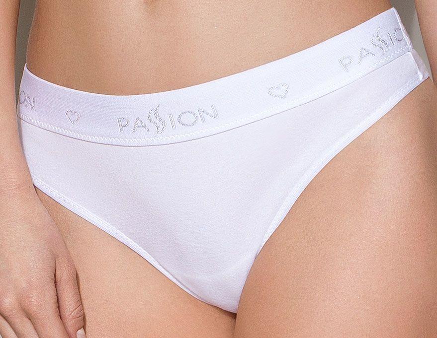 

Трусики-бразилиана из хлопка Passion PS005 PANTIES white, size M