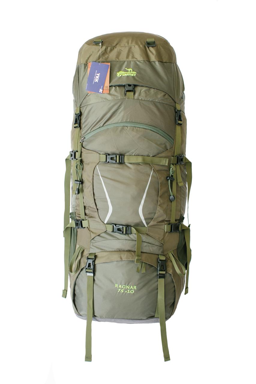 

Туристический рюкзак Tramp Ragnar 75+10 зеленый, Зелёный