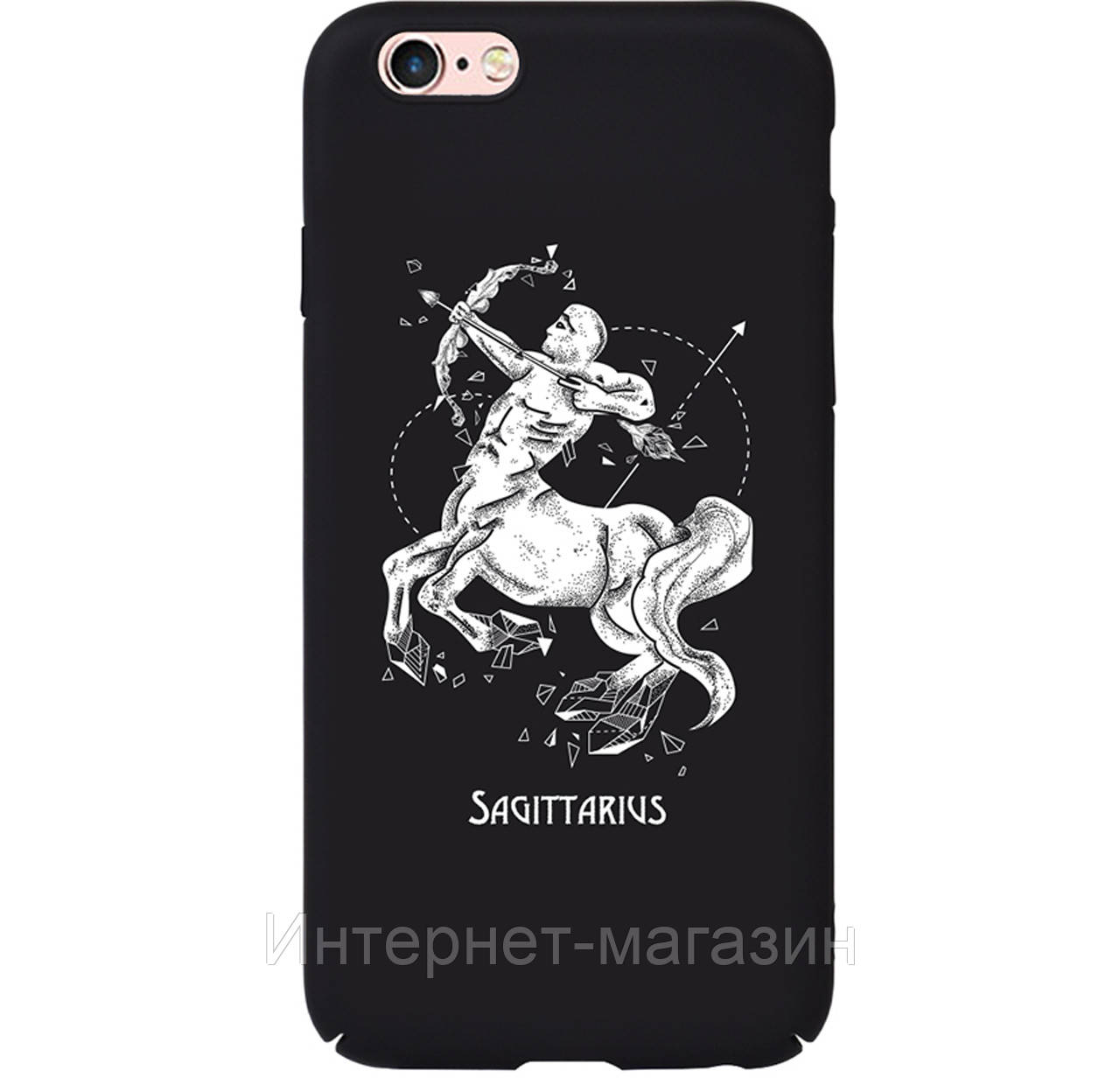 

Чехол-накладка TOTO Full PC Print Case для IPhone 6 / 6s (Sagittarius), Черный