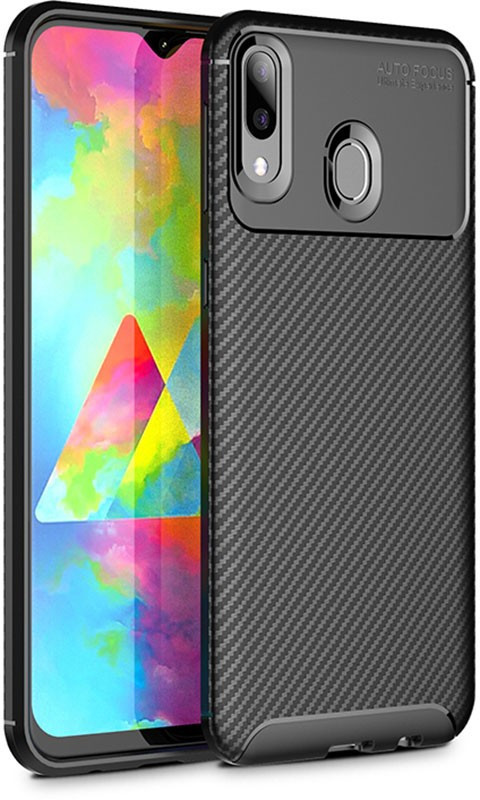 

Чехол-накладка Ipaky Carbon Fiber Series/Soft TPU Case Samsung Galaxy M20 Black #I/S, Черный