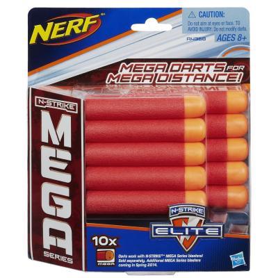 

Игрушечное оружие Hasbro Nerf Мега 10 стрел (A4368, Красный;оранжевый