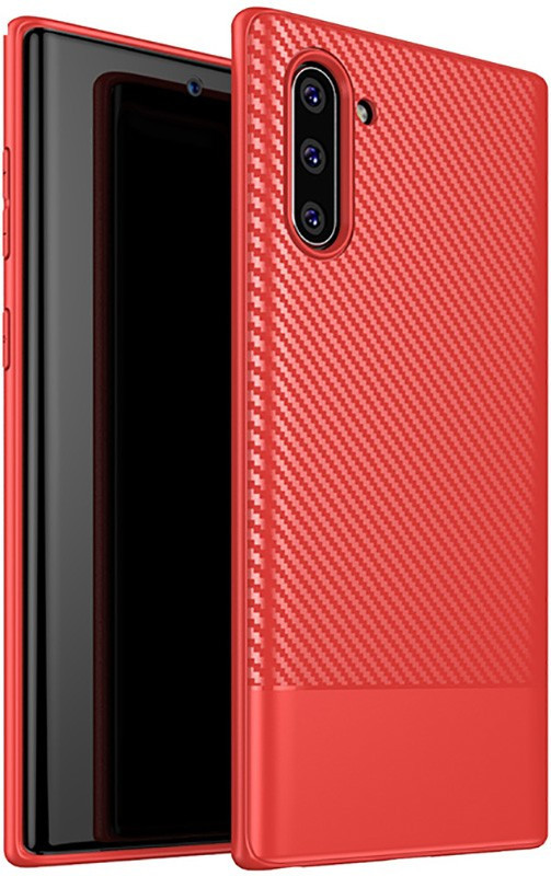 

Чехол-накладка Ipaky Moosy Series/TPU With Carbon Fiber Case Samsung Galaxy Note 10 Red #I/S, Красный