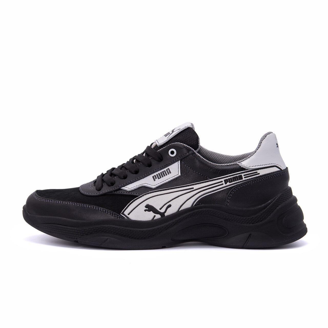 

Мужские кожаные кроссовки Puma Anzarun Black (реплика) 42, Черный