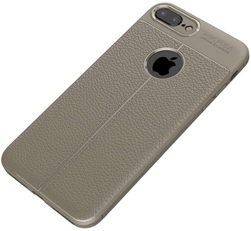 

Чехол-накладка Ipaky TPU Litchi Stria Series Case Apple iPhone 7 Plus/8 Plus Gray #I/S, Серый