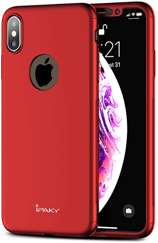 

Чехол-накладка Ipaky 360° PC Full Protection PC Case Apple iPhone X/XS Red #I/S, Красный