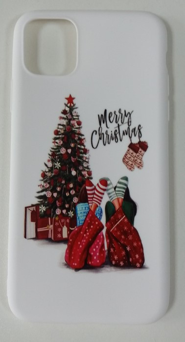 

Накладка для iPhone 11 TPU Infinity Merry Christmas White