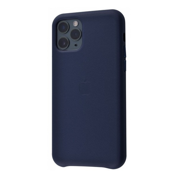 

Накладка для iPhone 11 Pro Max Leather Case Leather Midnight Blue