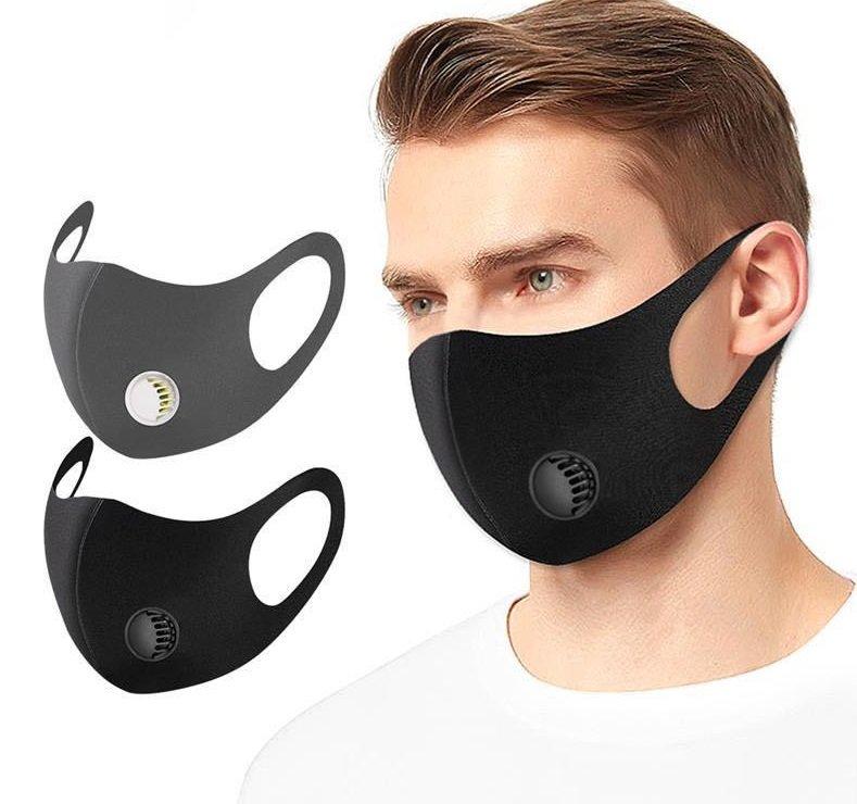 

Fashion Mask Черные С КЛАПАНОМ 1 Шт