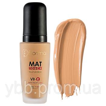 

Матирующая тональная основа Flormar Mat Touch Nude Ivory