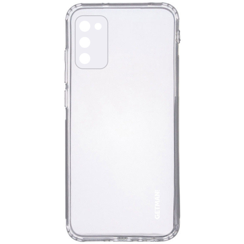 

TPU чехол GETMAN Clear 1,0 mm на телефон Samsung Galaxy A02s, Прозрачный