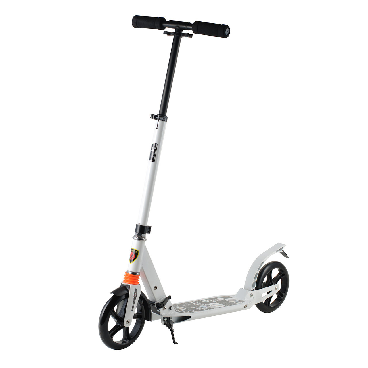 

Самокат двухколесный Scooter 01 для детей от 5 лет со складным рулем и PU колесами, Разные цвета