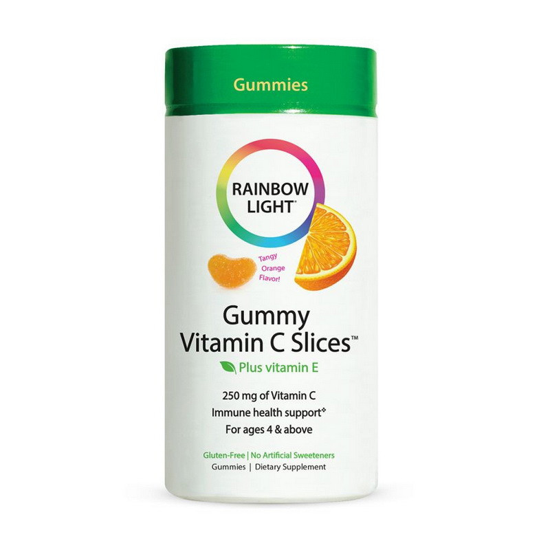 

Rainbow Light Gummy Vitamin C Slices (90 gummies, tangy orange)