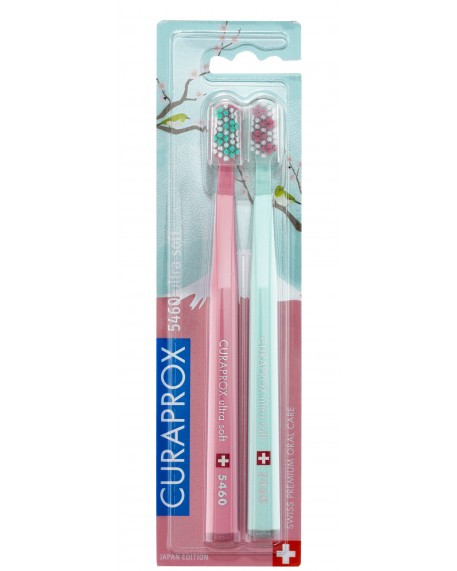 

Набор зубных щёток Японское издание CS 5460 JAPAN EDITION RED-GREEN CURAPROX