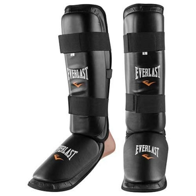 

Защита для ног черная голень и стопа Everlast размер L SKL11-281153