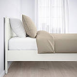 IKEA SONGESAND Кровать, белая/Luroy, 160х200 см (192.412.93), фото 4