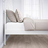 IKEA LEIRVIK Ліжко, білий, 140х200 см (192.772.63), фото 3