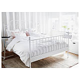 IKEA LEIRVIK Ліжко, білий, 140х200 см (192.772.63), фото 5