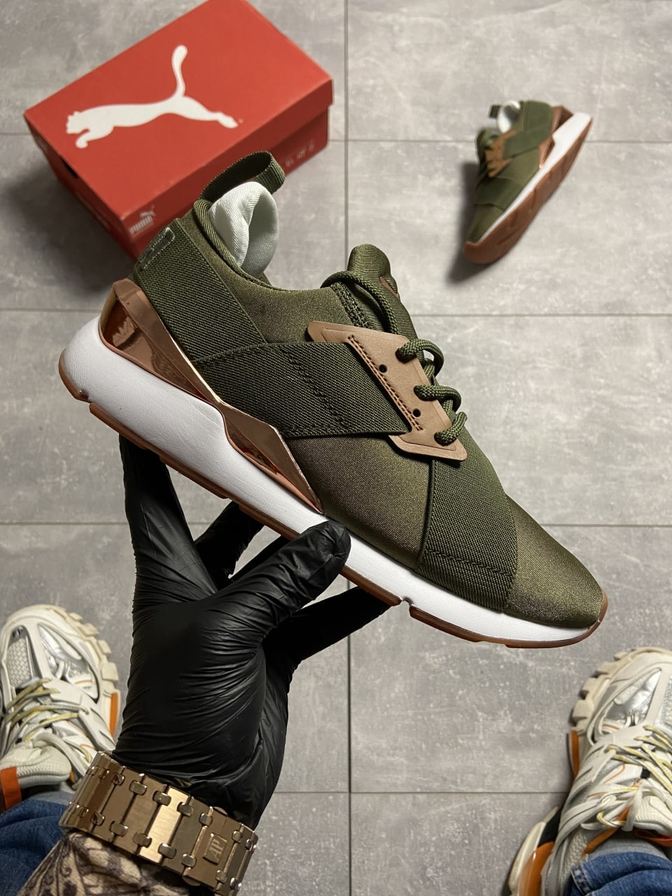 

Кроссовки Puma Muse Metal Green 42, Разноцвет