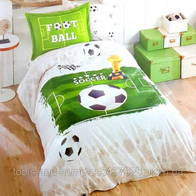 

Подростковое постельное белье Aran Clasy Soccer 160x220 SKL53-276706, Белый