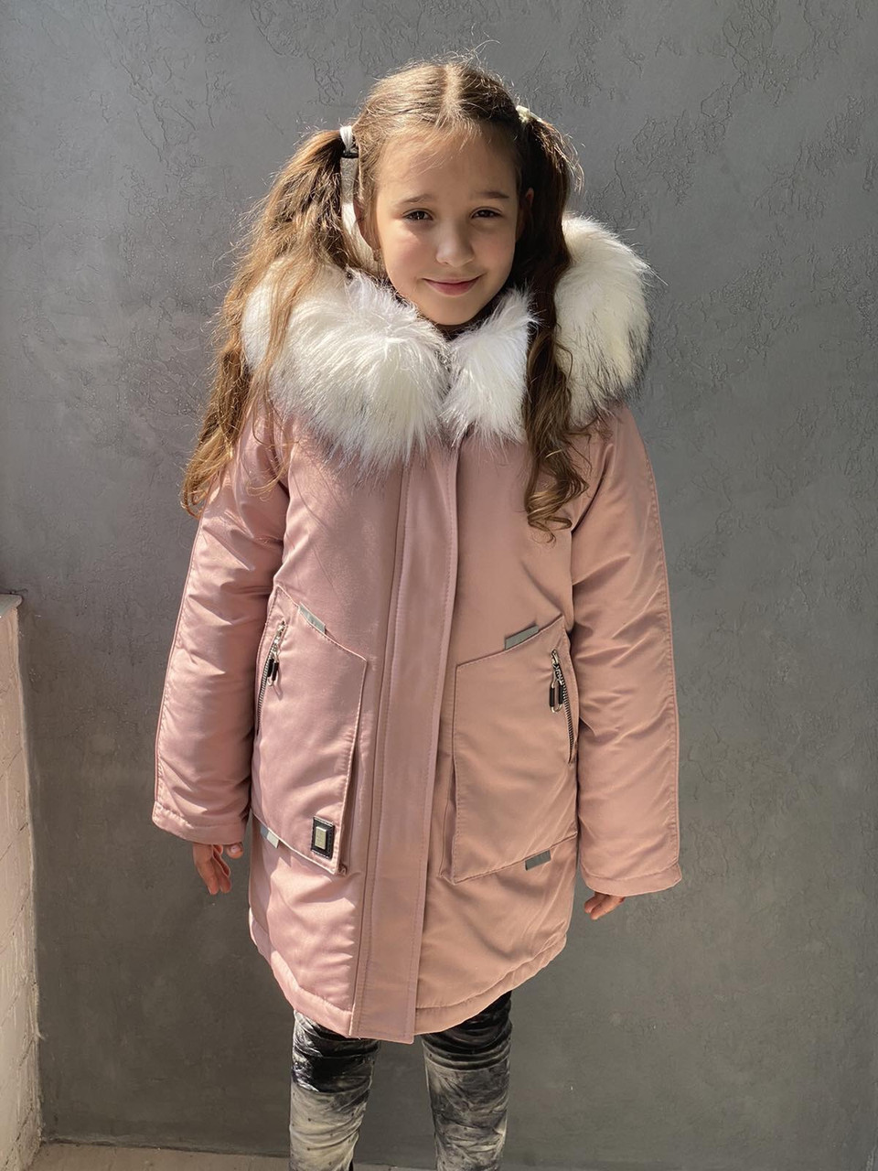 

Детские зимние куртки для девочек Arsi Parka Pink 40