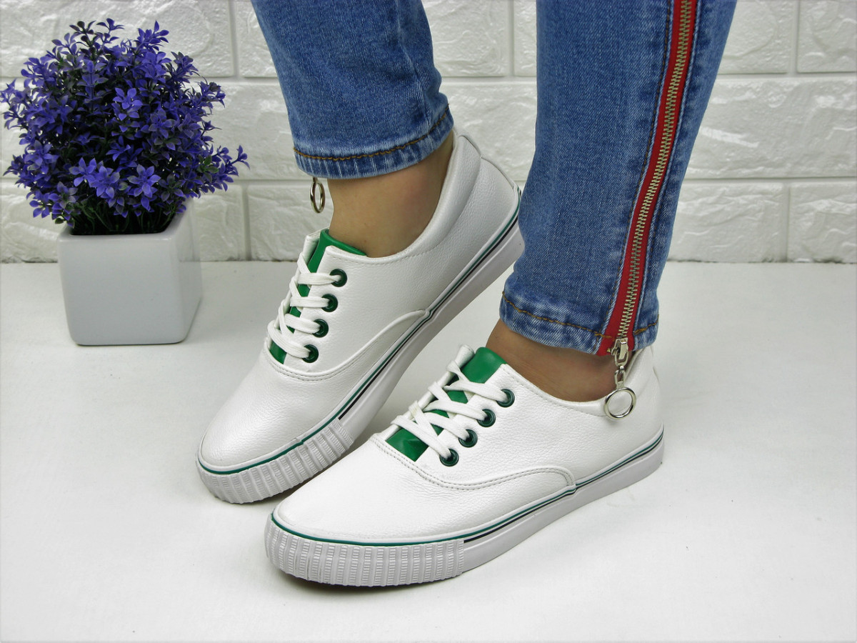 

Женские стильные кеды Fashion Pepita 1017 36 размер 23 см Белый 38