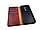 Кожаный чехол книжка Delicate для Xiaomi Redmi Note 9 коричневый, фото 3