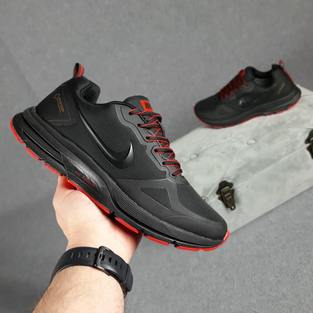 

Кроссовки мужские зимние Nike Zoom черные, Найк Зум, плотная термоплащевка, прошиты. Код OD-3666 42, Черный
