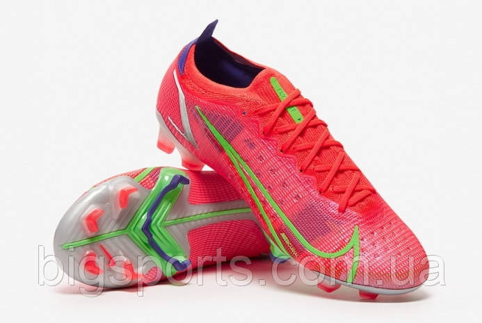 

Бутсы футбольные муж. Nike Vapor 14 Elite FG (арт. CQ7635-600) 43 (27.5 см), Красный