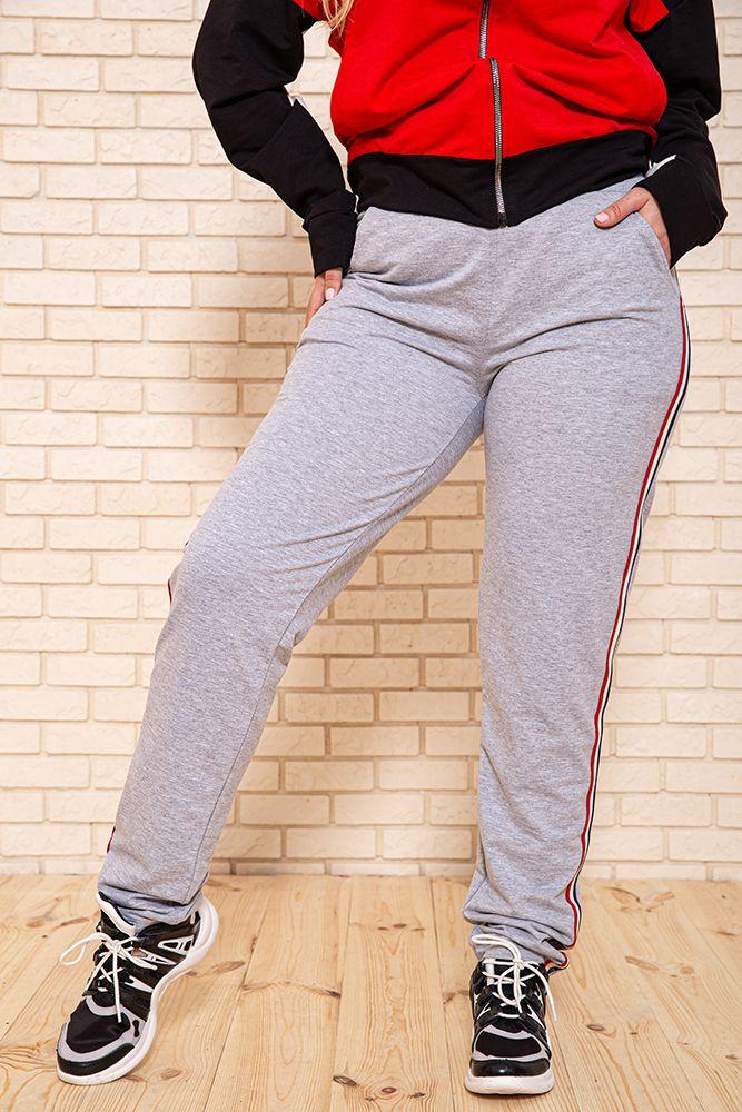 

Спорт брюки женские 102R086 цвет Серый