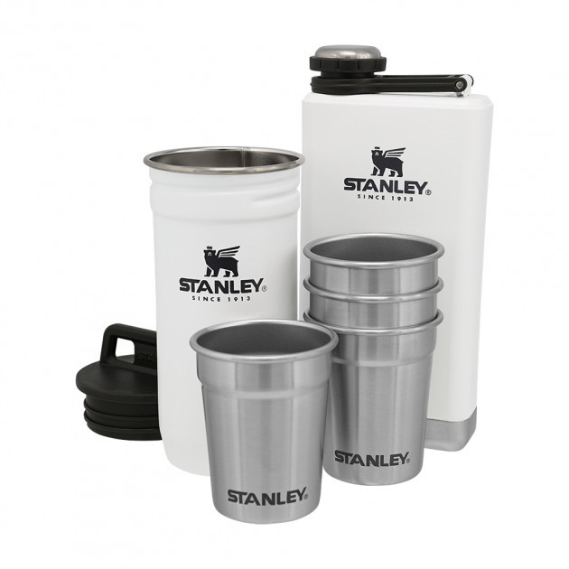 

Подарочный набор Stanley Adventure Polar White: 2 фляги и 4 рюмки, Белый