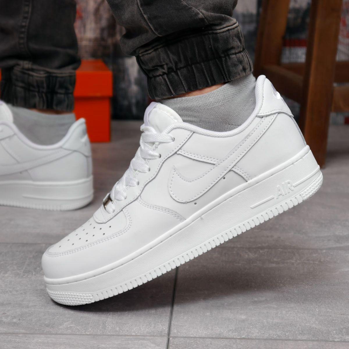 

Кроссовки мужские 18231, Nike Air Force 1 (качество AAA), белые, [ 43 45 ] р. 43-28,0см. 45 (T7-D)