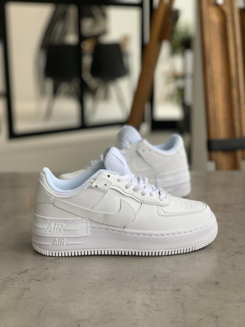 

Женские Кроссовки Nike Air Force 1 Shadow White Найк Аир Форс 1 Белые (36,37,40) 37 (PD-1)м2