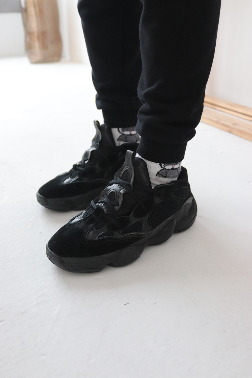 

Мужские Кроссовки Adidas Yeezy 500 Utility Black Адидас Изи 500 Чёрные [ 41,43,44,45 ] реплика (PD-1)м2 43