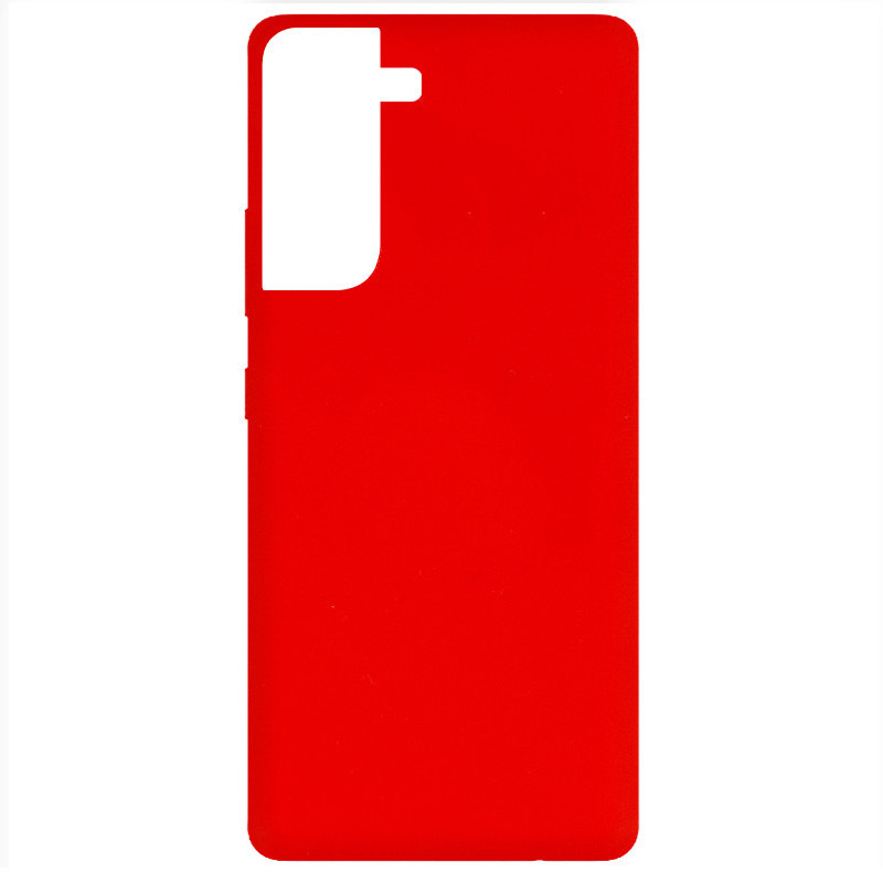 

Чехол для Samsung Galaxy S21+ Silicone Cover Full without Logo (A) Красный