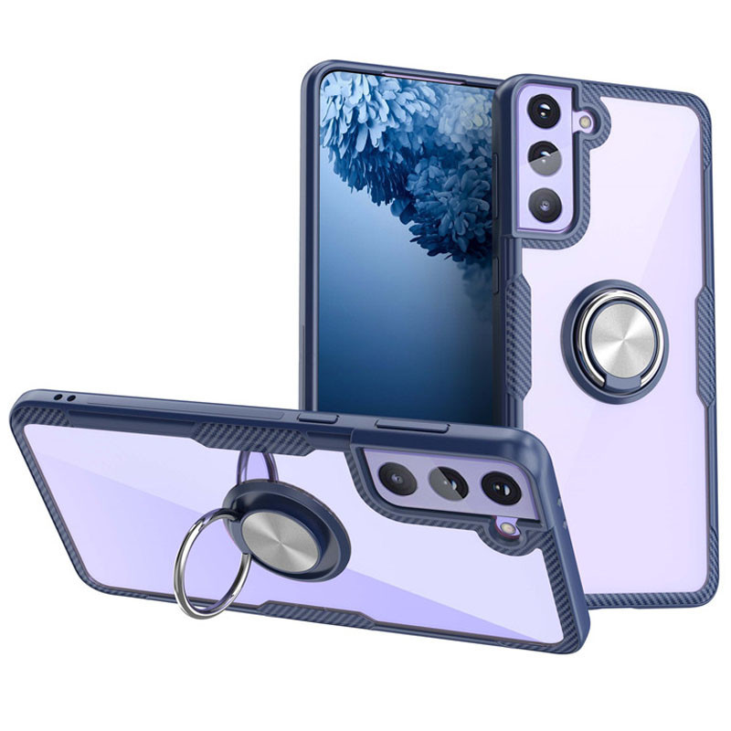 

Deen CrystalRing for Magnet чехол для магнитного держателя в машинудля Samsung Galaxy S21+ Бесцветный / Темно-синий