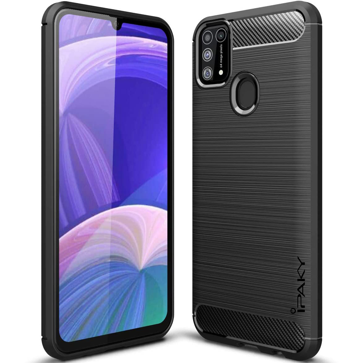 

IPaky Slim Series чехол для Samsung Galaxy M31 Черный