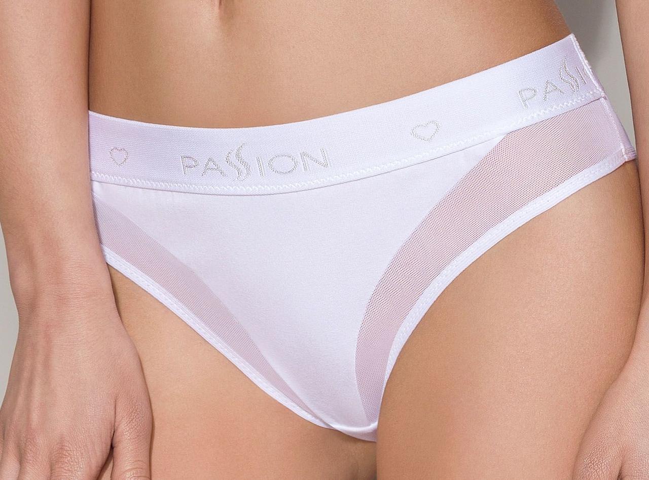 

Трусики с прозрачной вставкой Passion PS002 PANTIES white, size XL